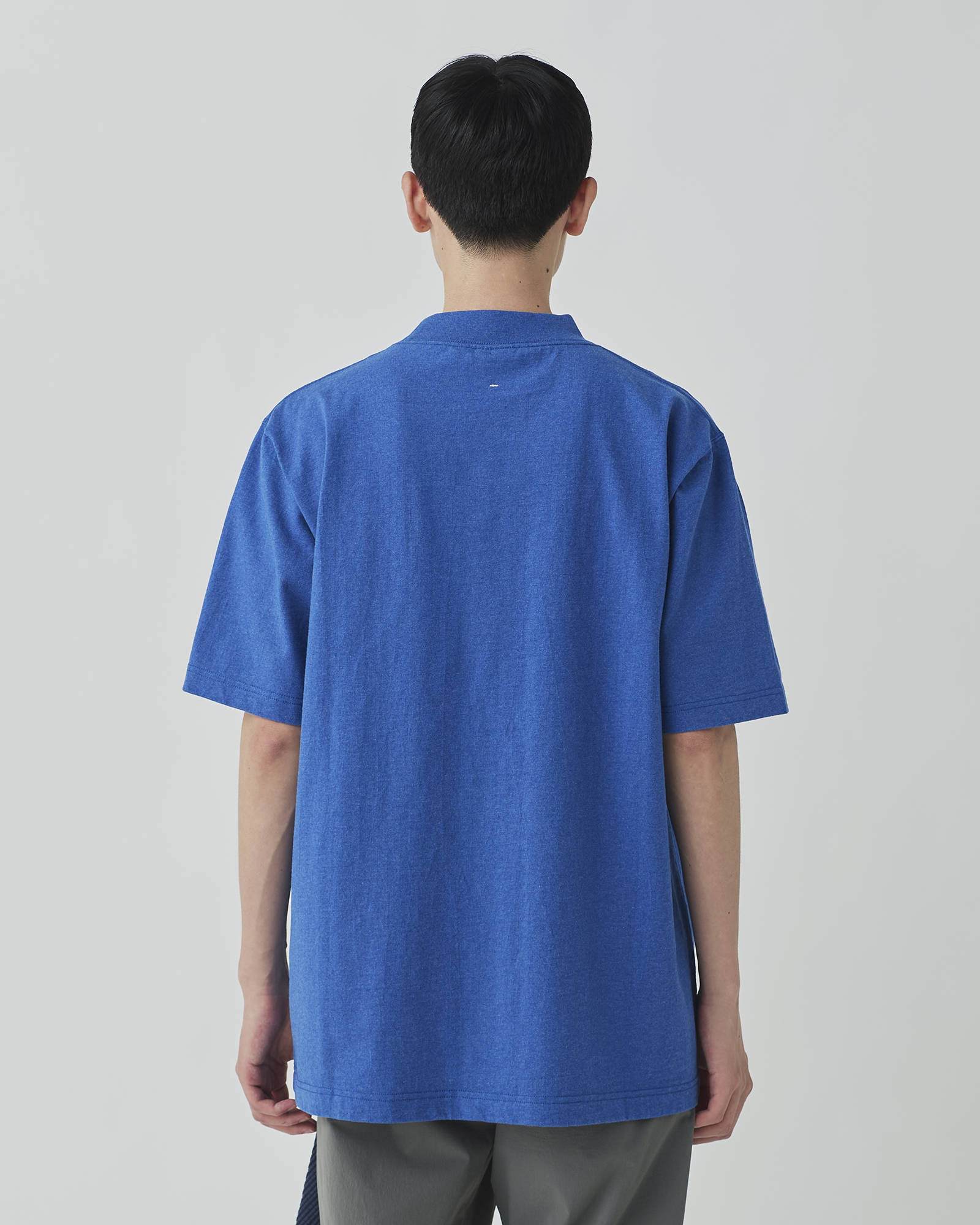 Recycled Cotton Mockneck T-Shirt - Image 12