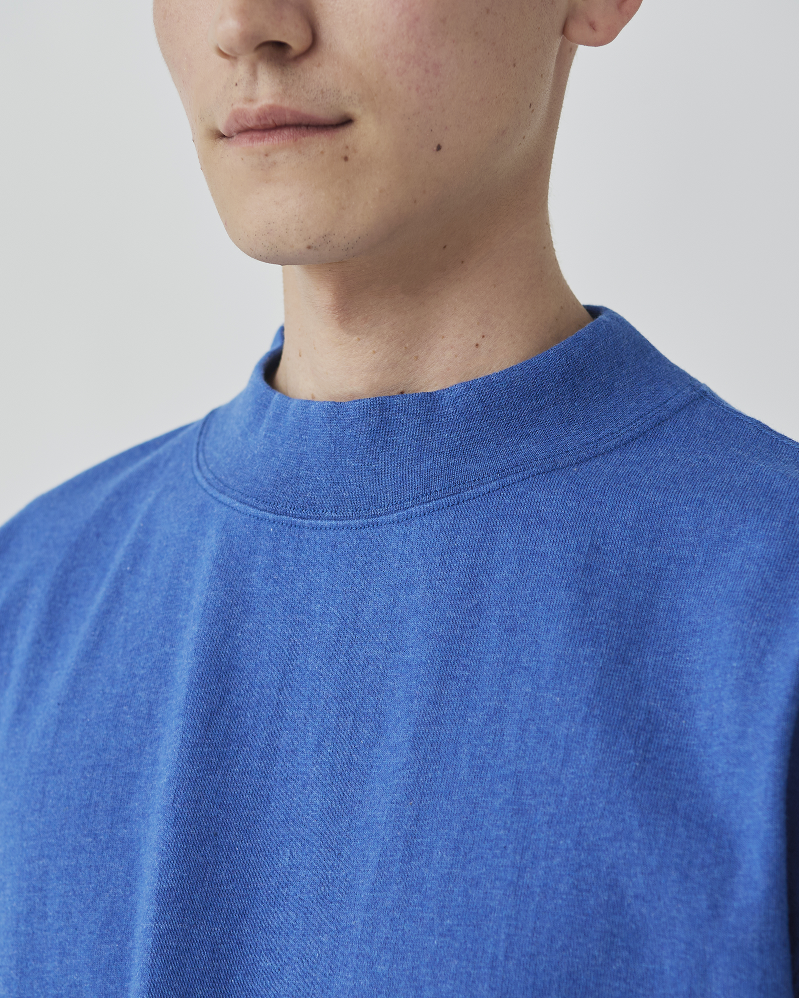 Recycled Cotton Mockneck T-Shirt - Image 16