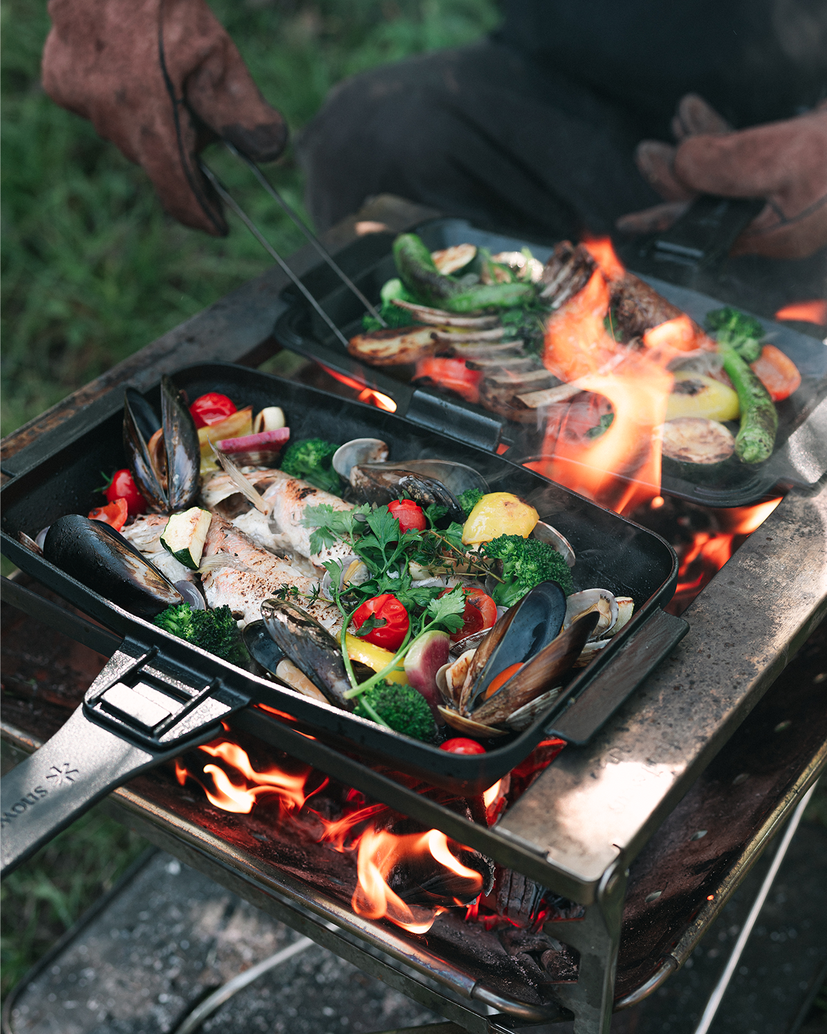Cast Iron Sandwich Skillet - Image 7