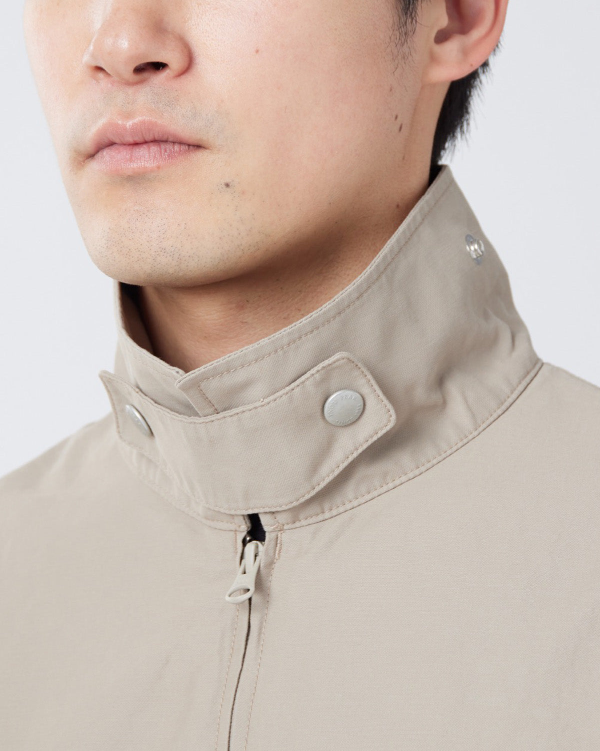 Light Dobby Cloth Harrington Jacket - Image 10