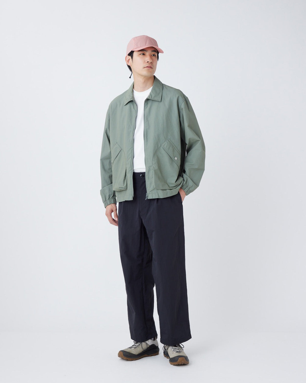 Light Dobby Cloth Harrington Jacket - Image 16