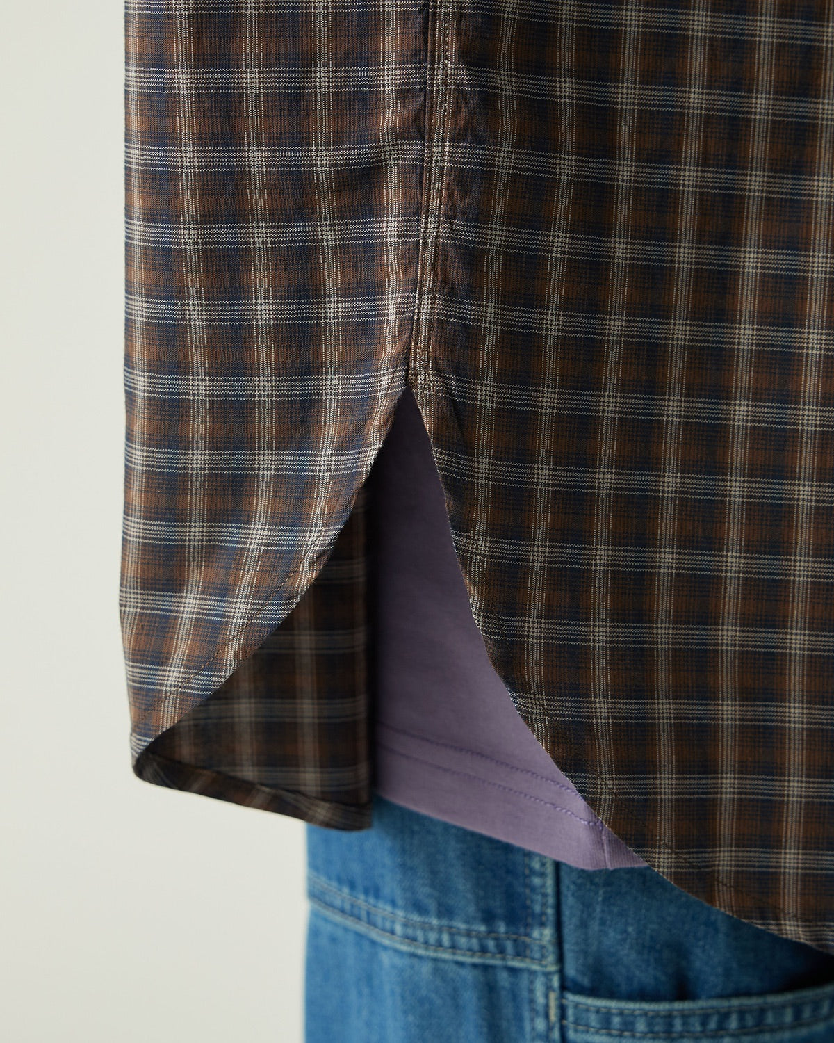Organic Cotton Ombre Check Shirt - Image 13