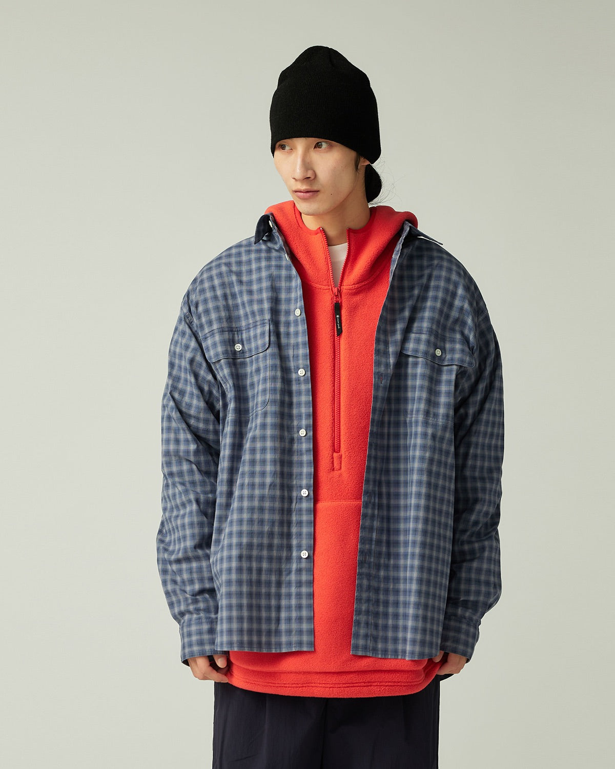 Organic Cotton Ombre Check Shirt - Image 3