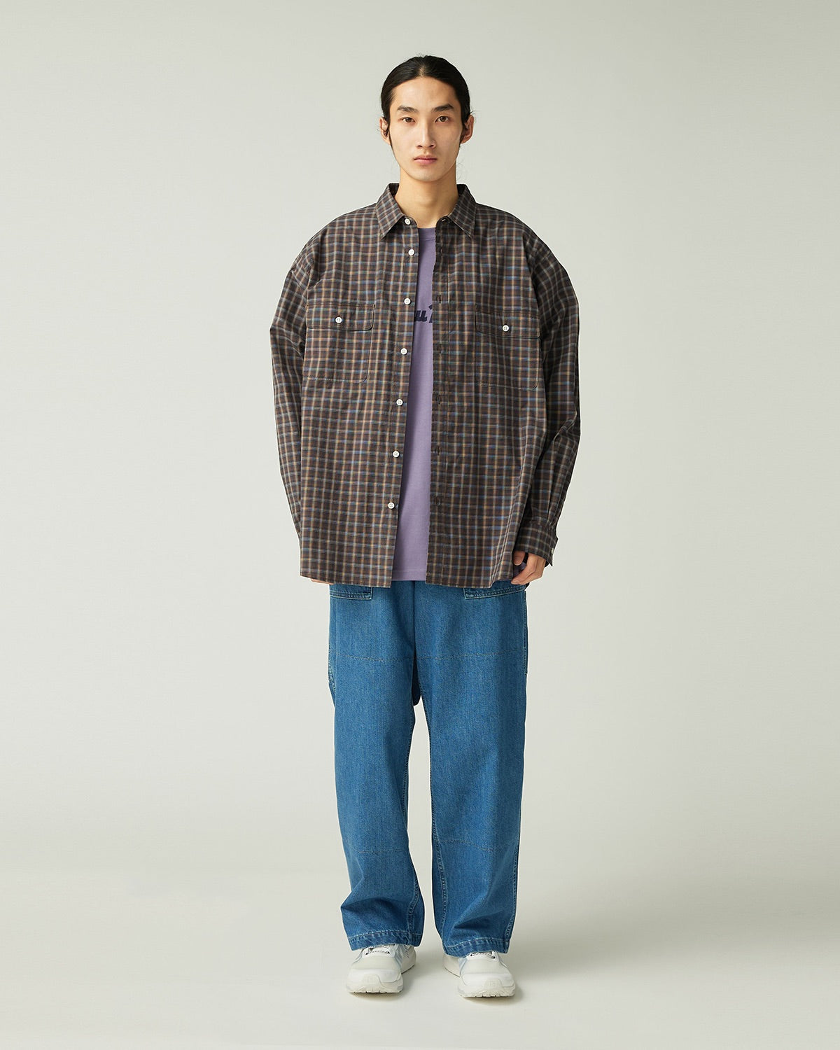 Organic Cotton Ombre Check Shirt - Image 5