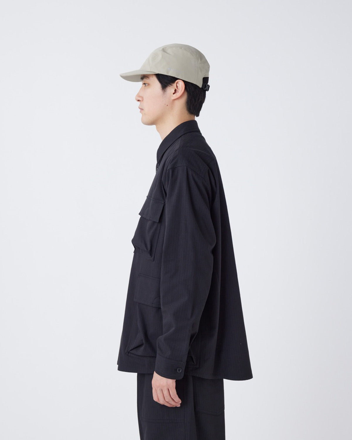 TAKIBI Herringbone Shirt Jacket - Image 8