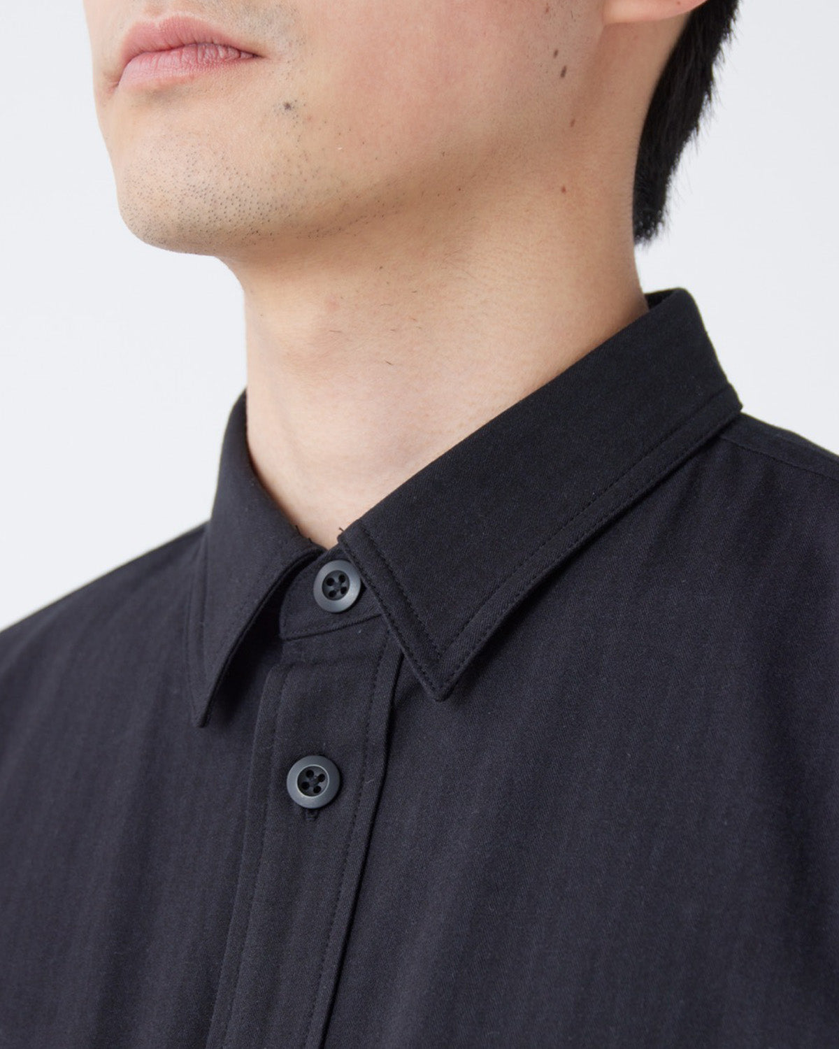 TAKIBI Herringbone Shirt Jacket - Image 10