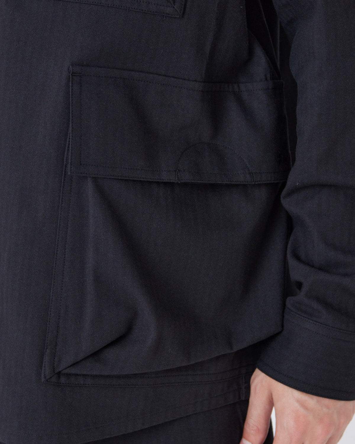 TAKIBI Herringbone Shirt Jacket - Image 13