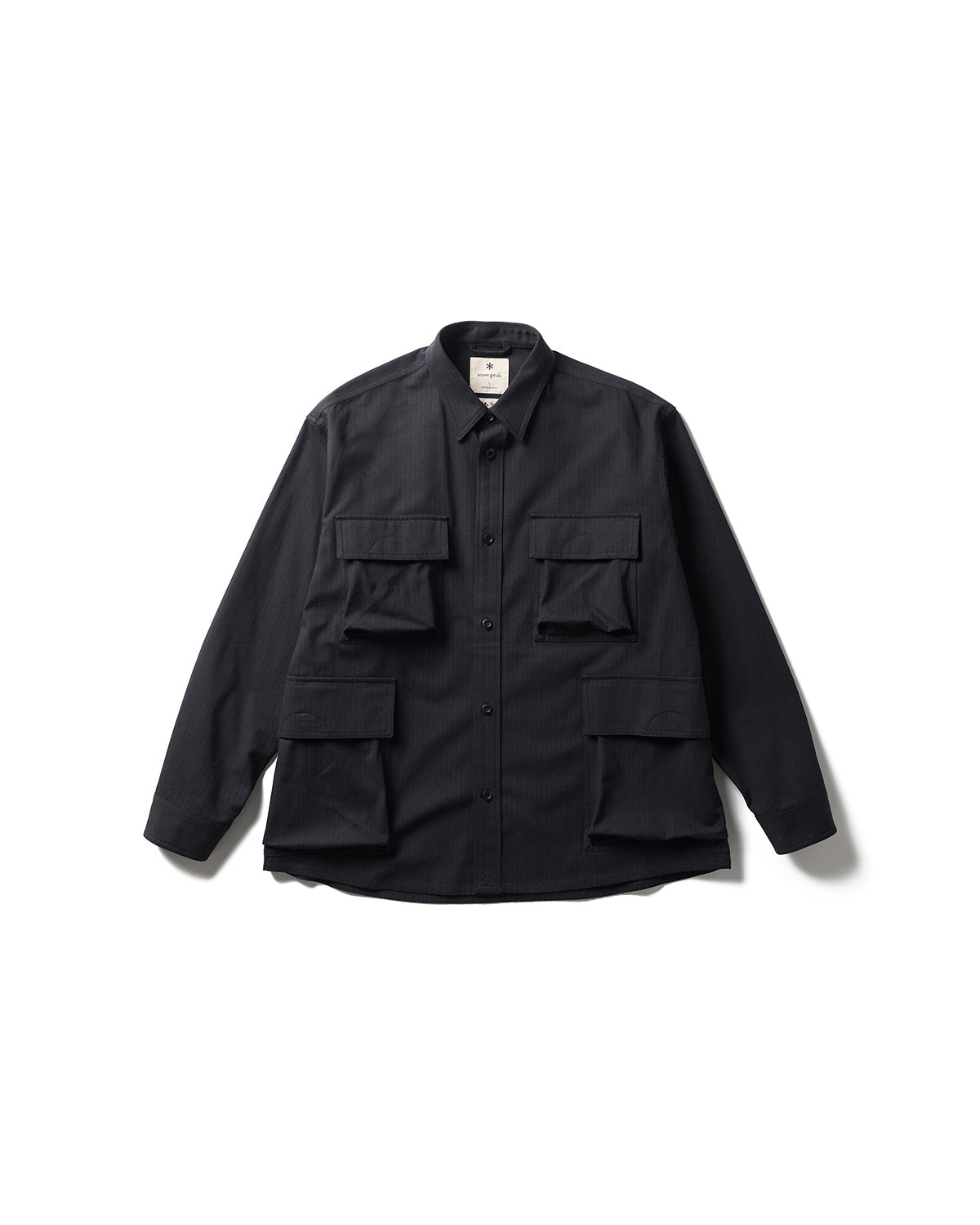 TAKIBI Herringbone Shirt Jacket - Image 5
