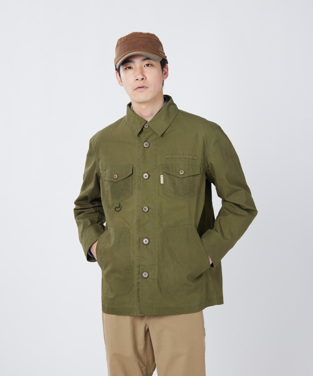 Waxed Cotton Coverall Jacket - Image 3