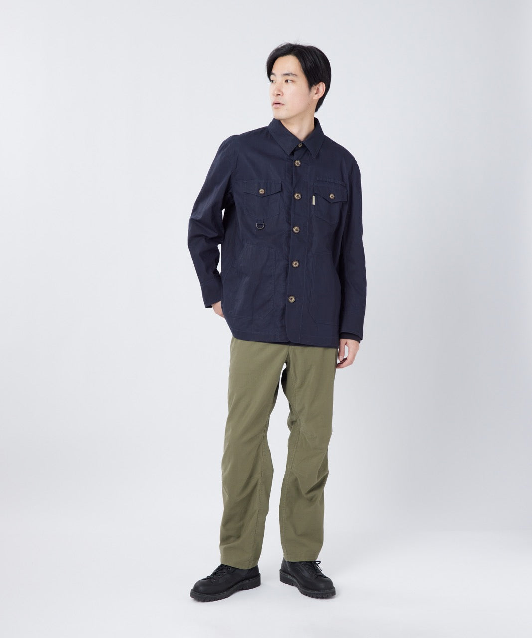 Waxed Cotton Coverall Jacket - Image 11