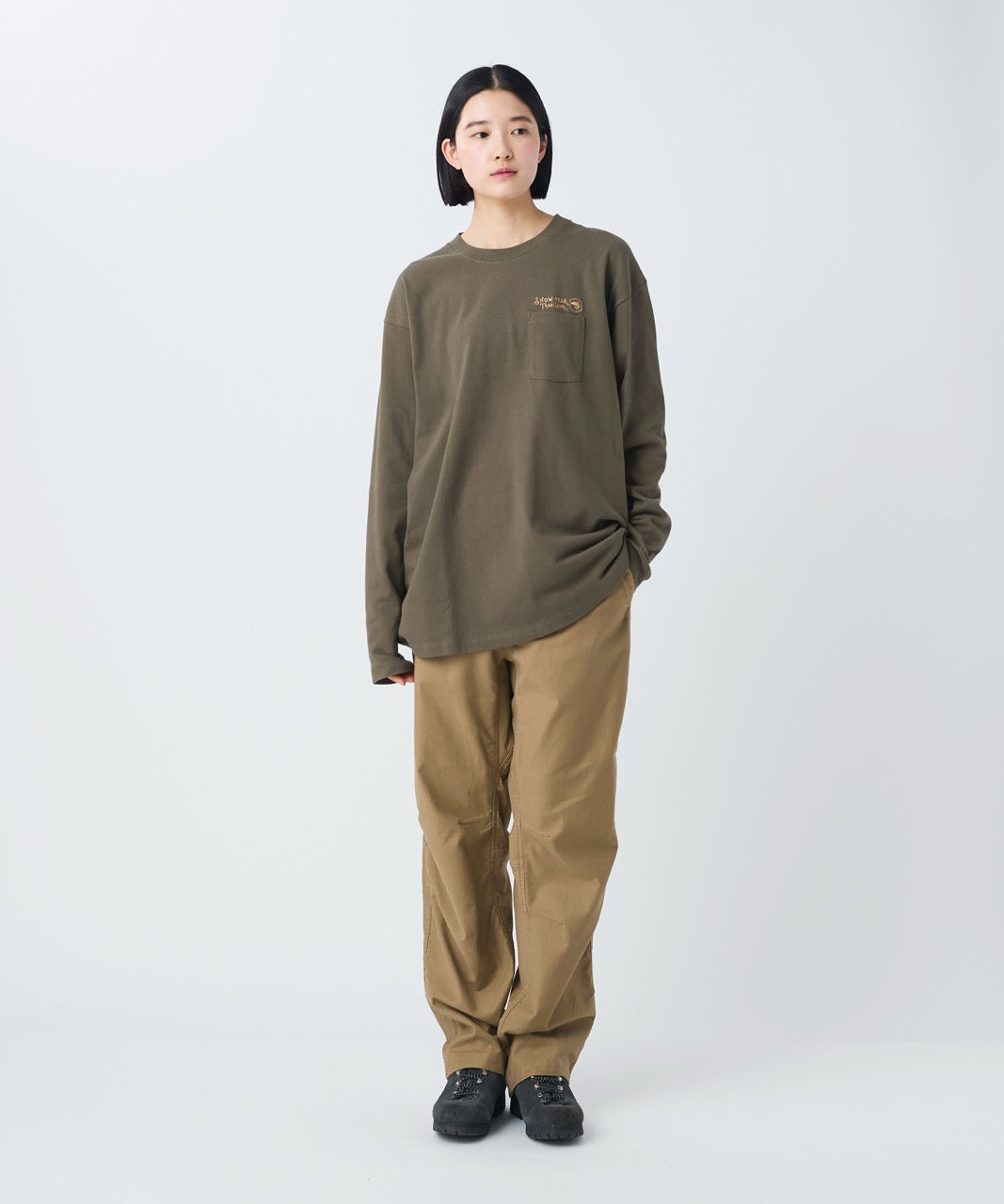 Trad Label Pocket L/S Heavy T-Shirt - Image 2