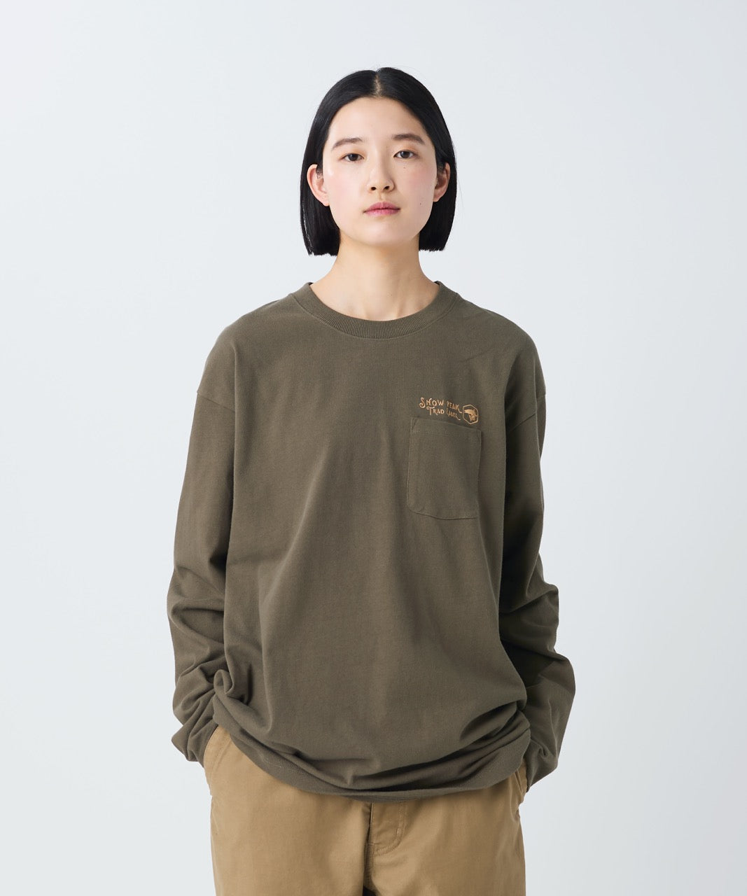 Trad Label Pocket L/S Heavy T-Shirt - Image 3