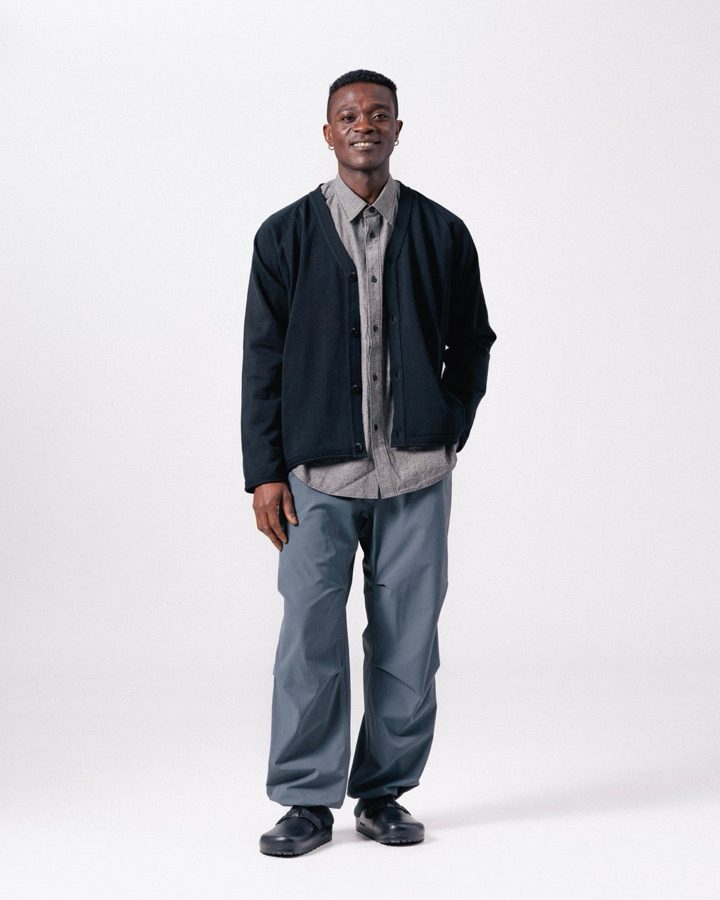Water-Repellent Knit Cardigan - Image 4