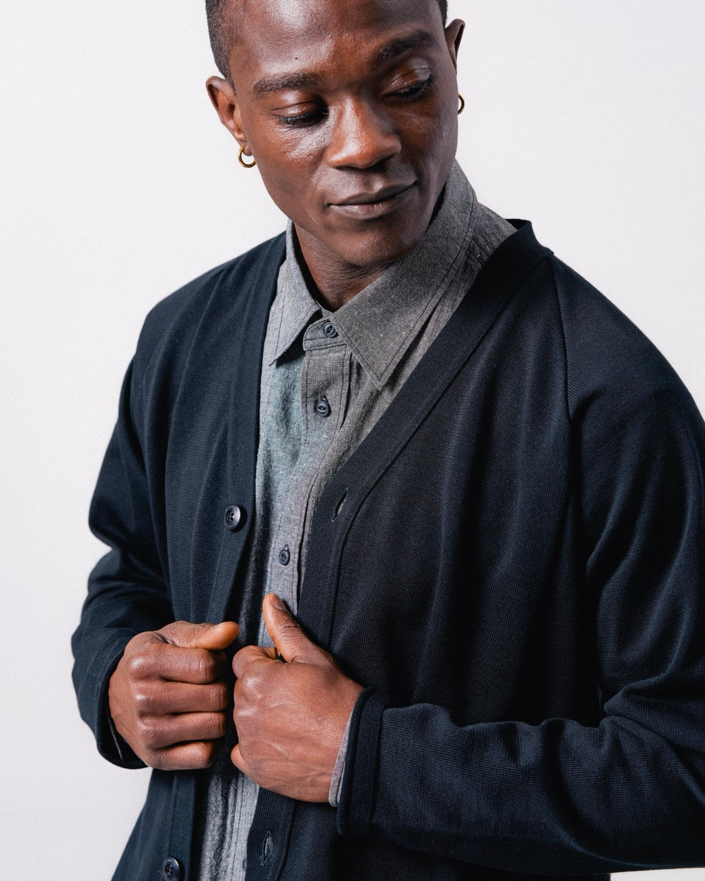 Water-Repellent Knit Cardigan - Image 7