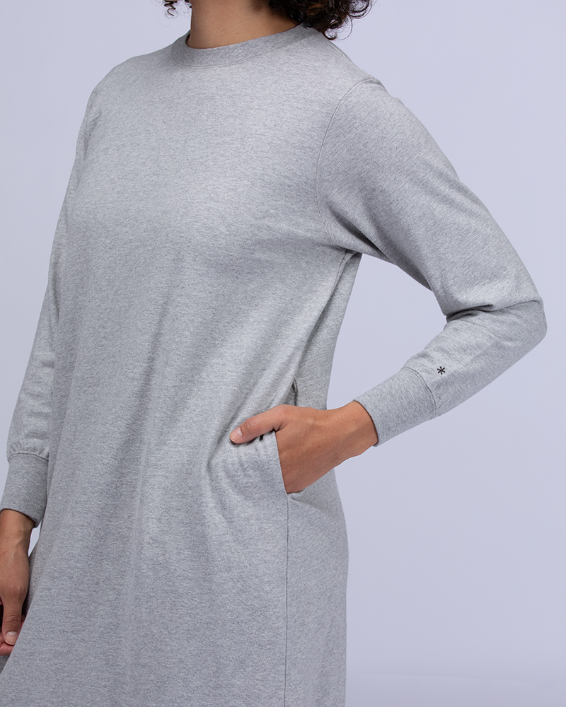 Recycled Cotton Long Sleeve Dress - Image 7