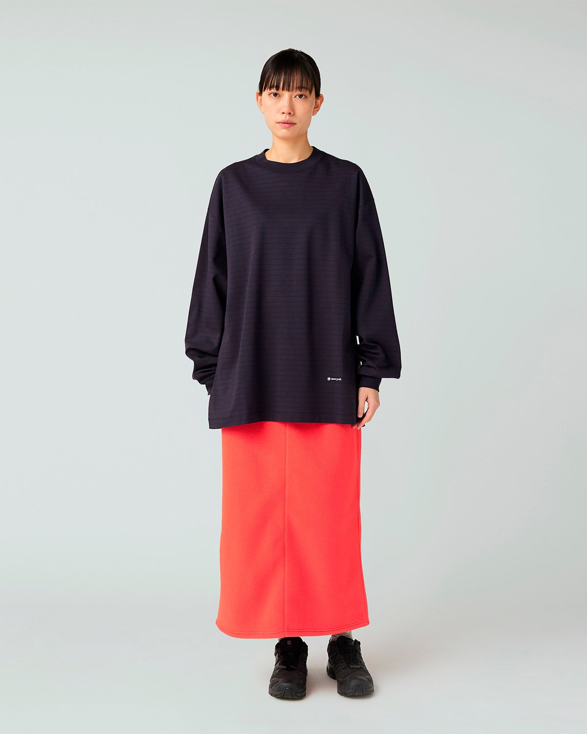 Organic Cotton Mercerized Border L/S T-Shirt - Image 5