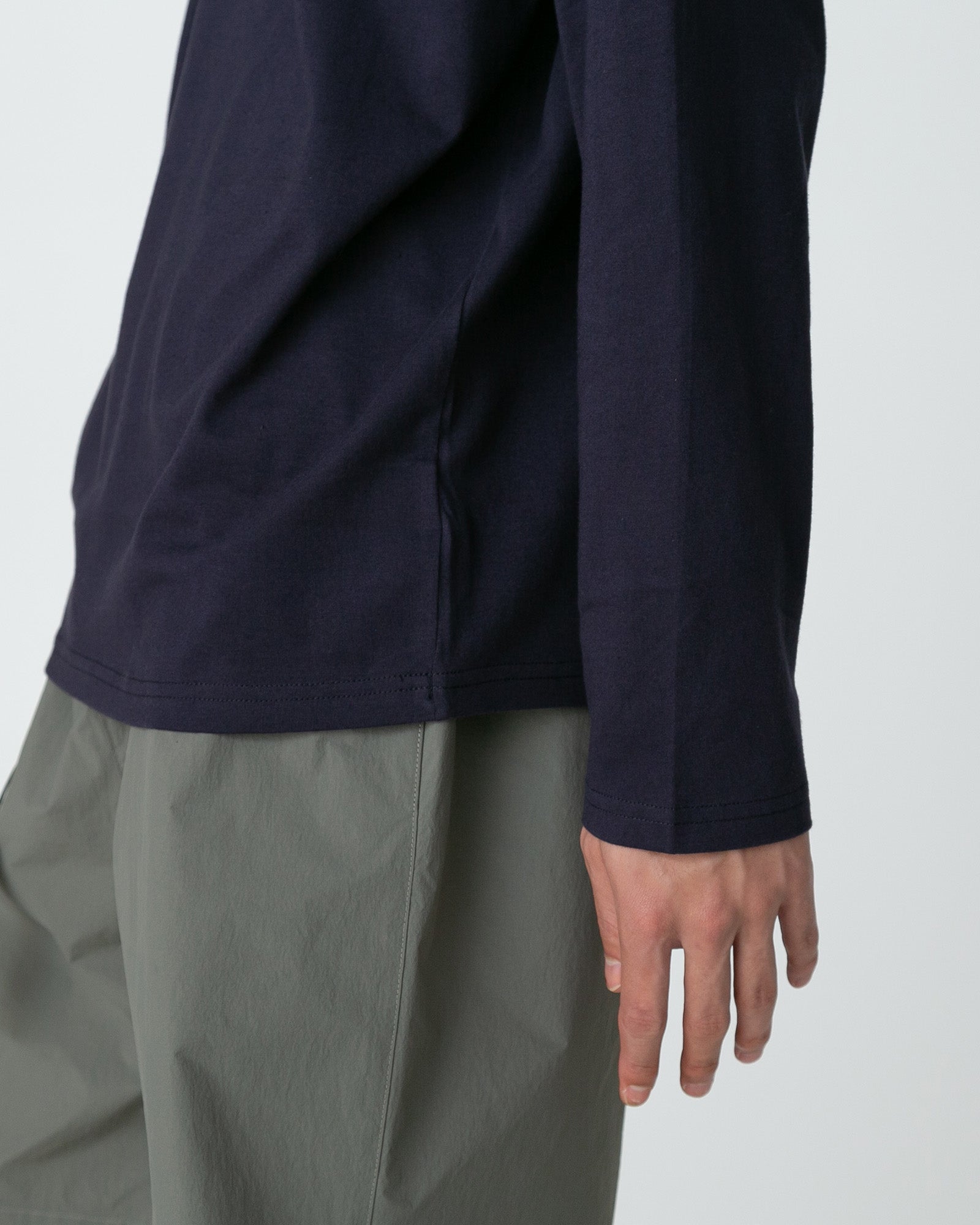 Soft Cotton Logo Long Sleeve T-Shirt - Image 8