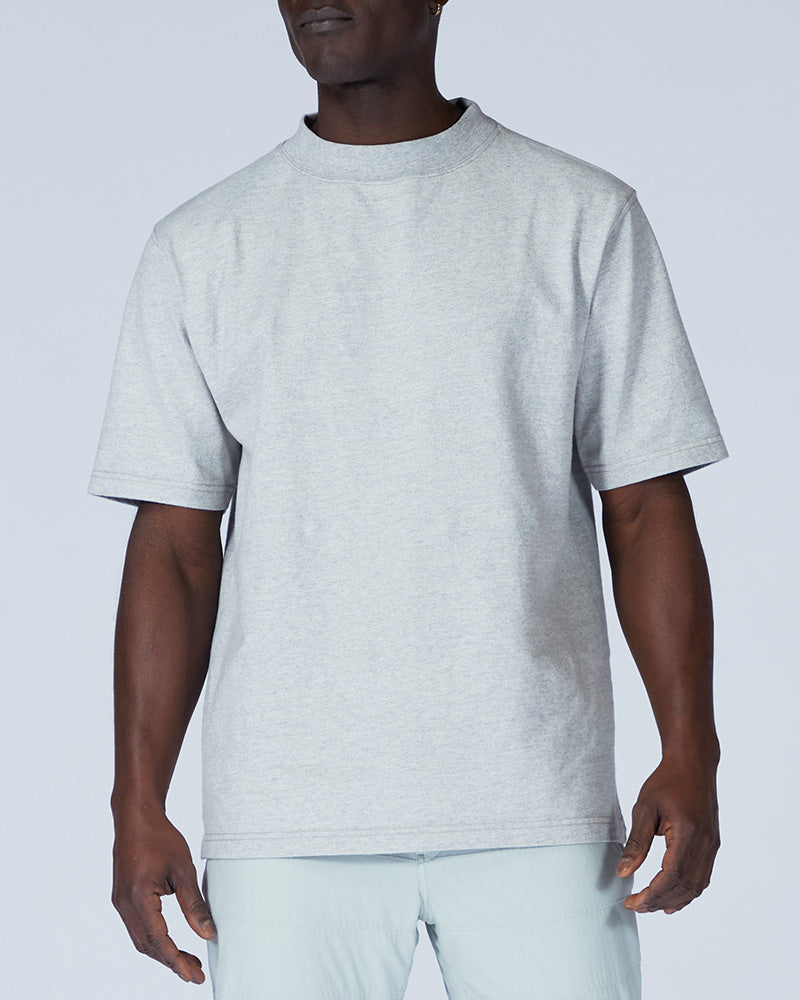 Recycled Cotton Mockneck T-Shirt - Image 2