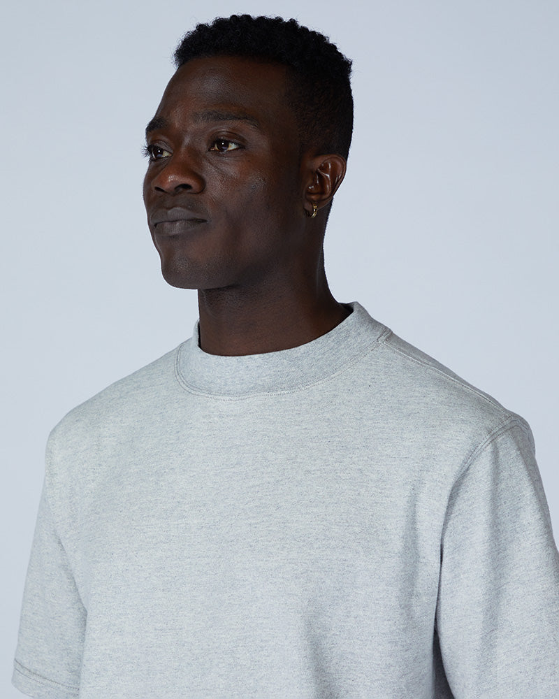 Recycled Cotton Mockneck T-Shirt - Image 5