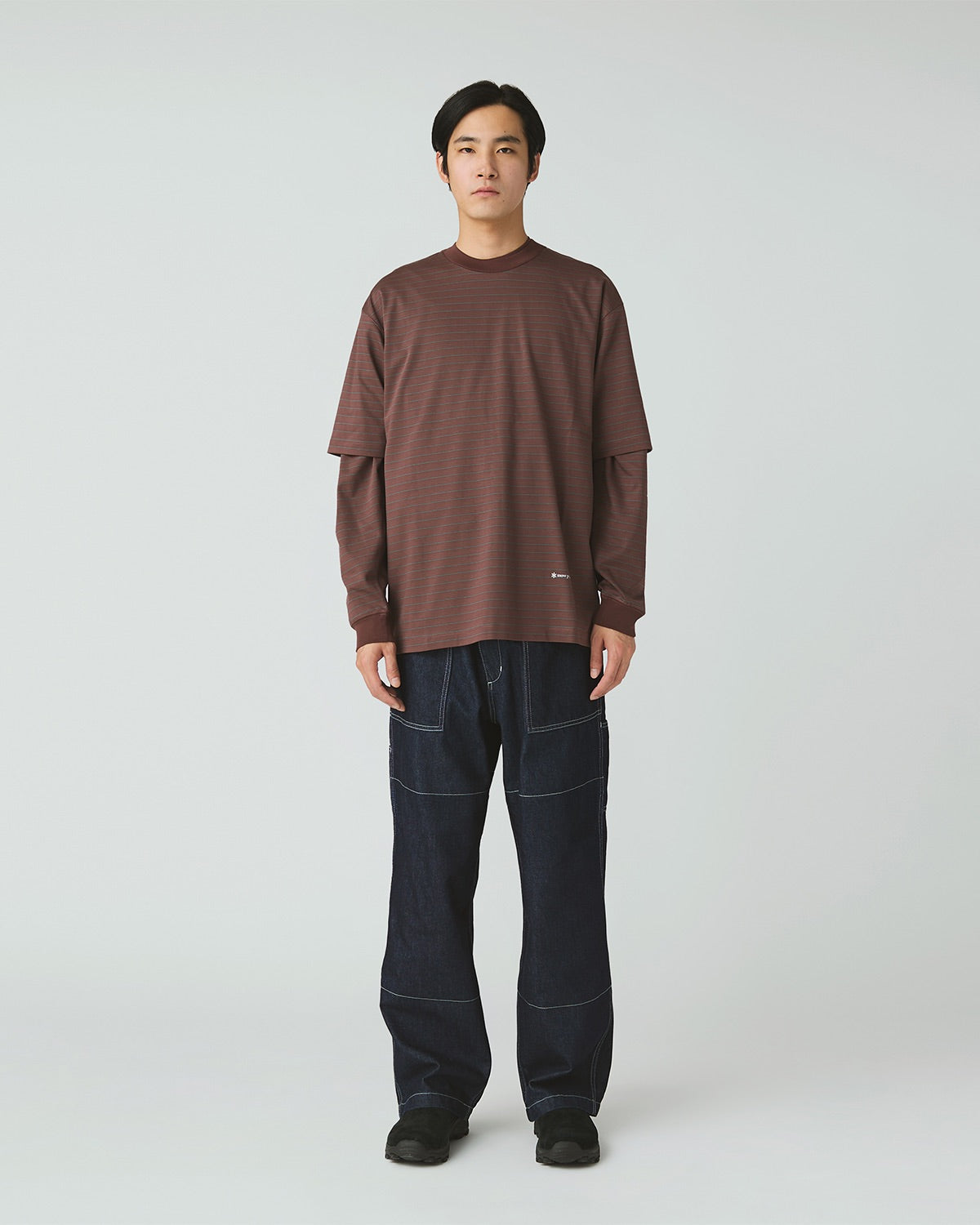 Organic Cotton Mercerized Border T-Shirt - Image 2
